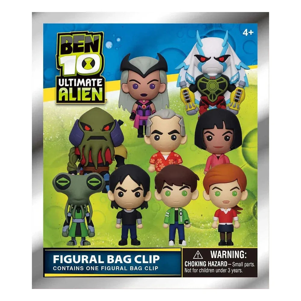 Ben 10 3D PVC Bag Clips Display (24 stycken) Monogram Int.