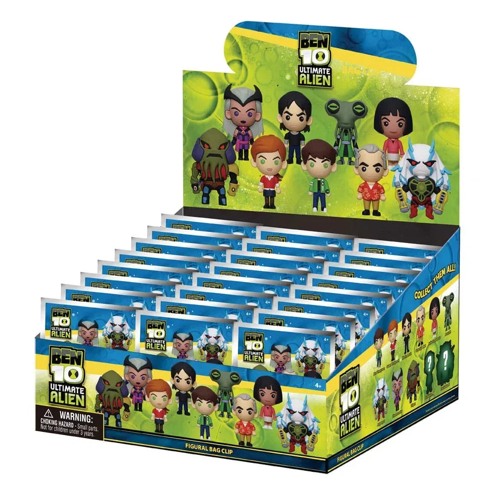 Ben 10 3D PVC Bag Clips Display (24 stycken) Monogram Int.