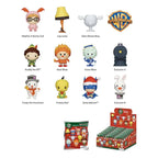 Warner Brothers 3D PVC Bag Clips WB Christmas Series 1 Display (24) Monogram Int.