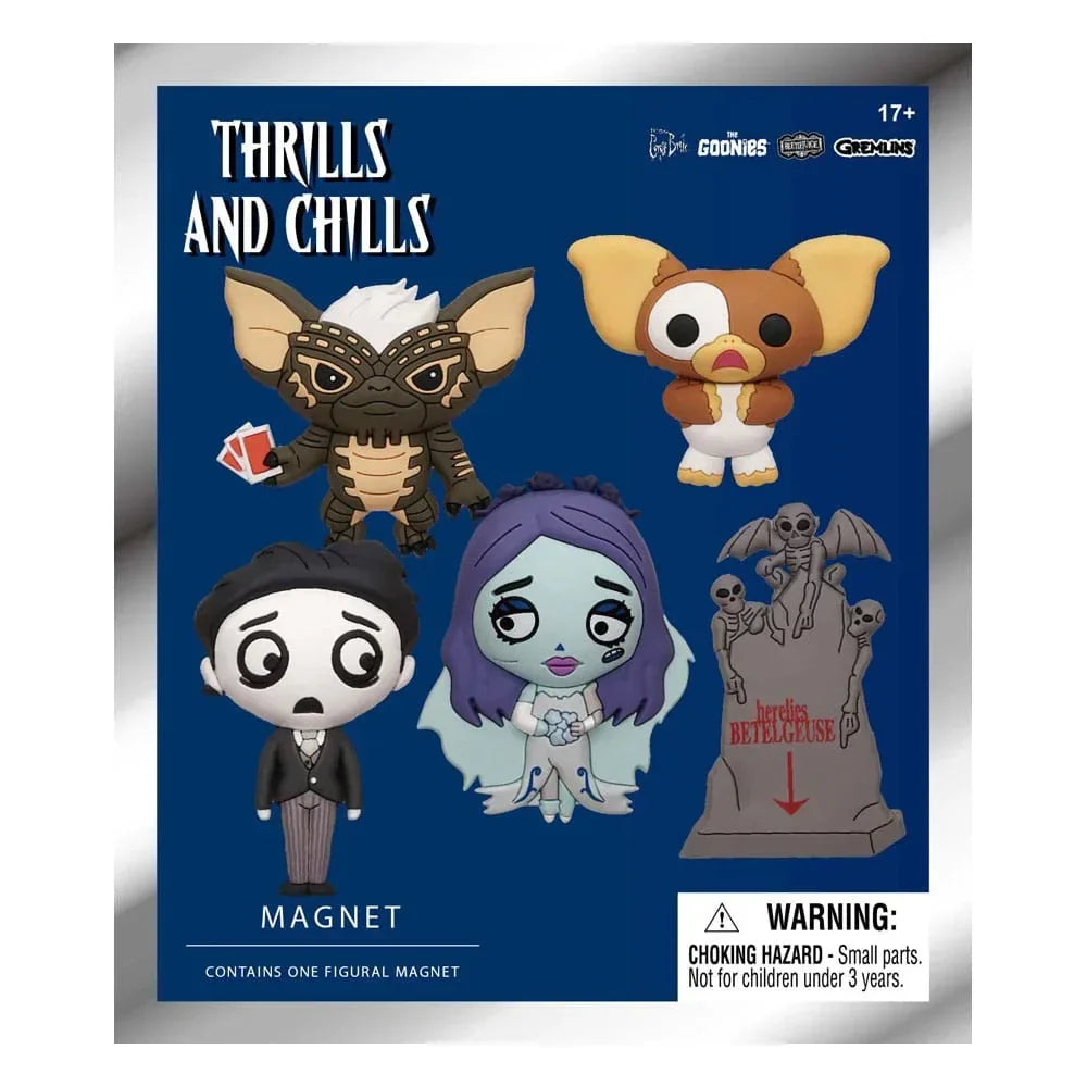 Thrills and Chills 3D Magnets Series 1 Display (12) Monogram Int.
