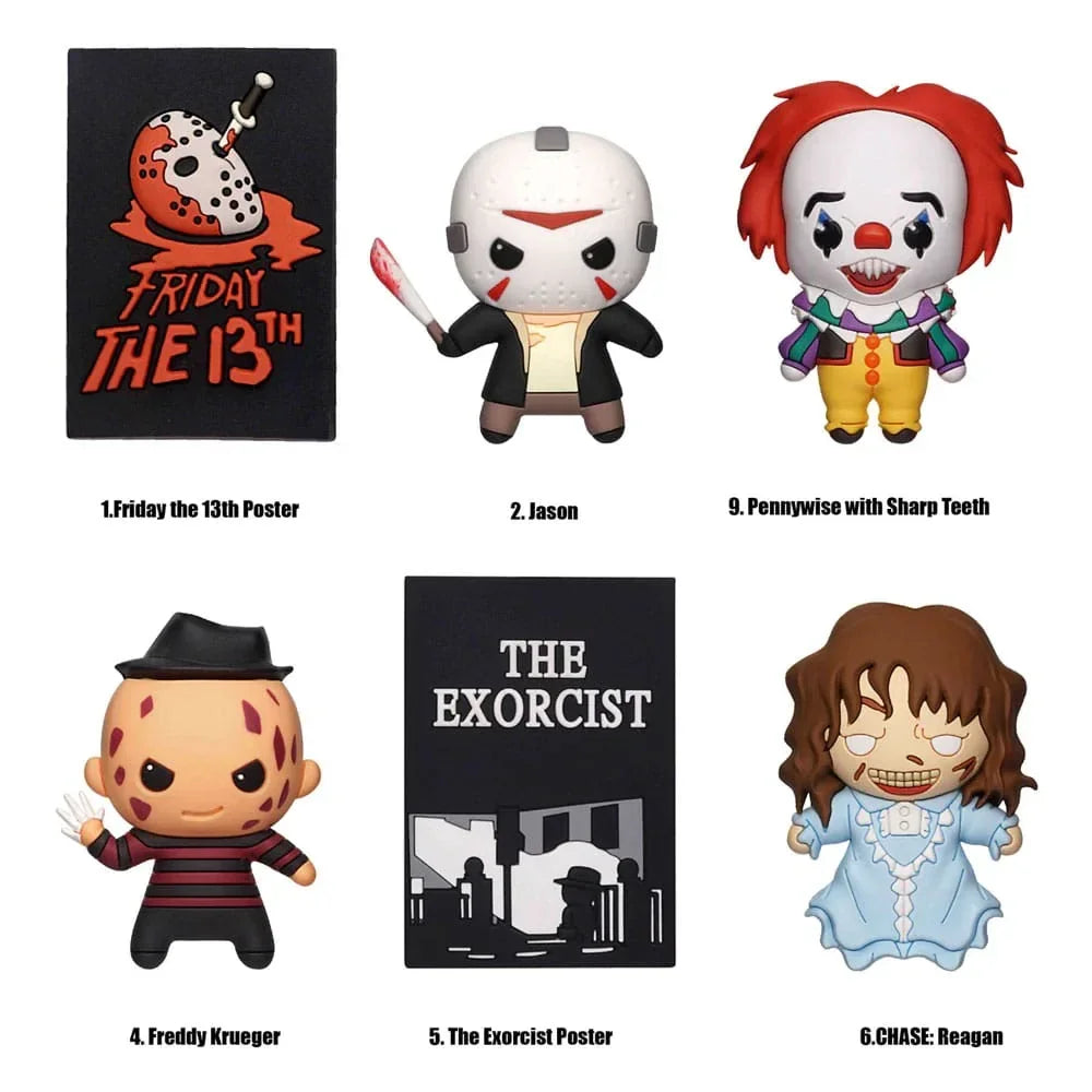 Warner Brothers 3D Magnets Horror Series 1 Display (12) Monogram Int.