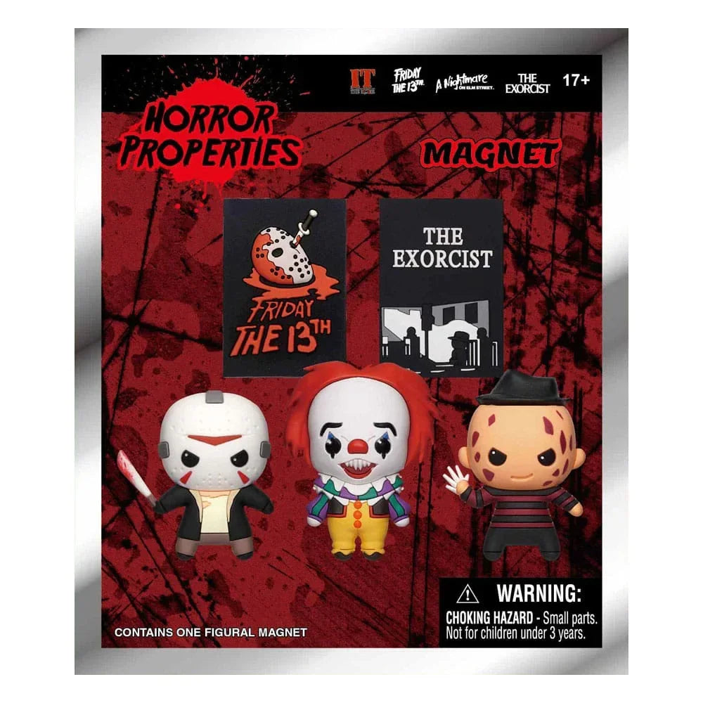 Warner Brothers 3D Magnets Horror Series 1 Display (12) Monogram Int.