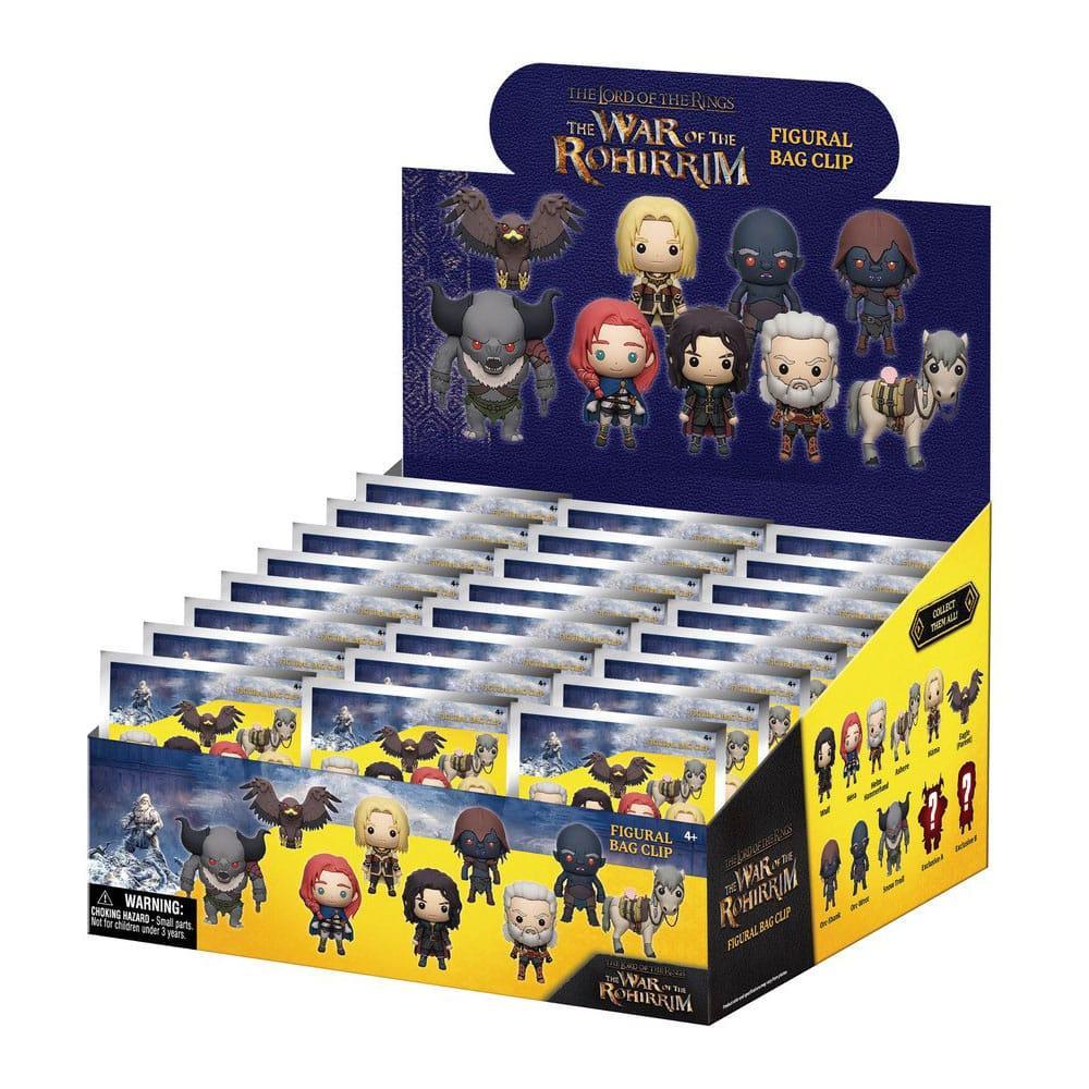 Lord of the Rings: War of Rohirrim 3D PVC Bag Clips Display (24) Monogram Int.