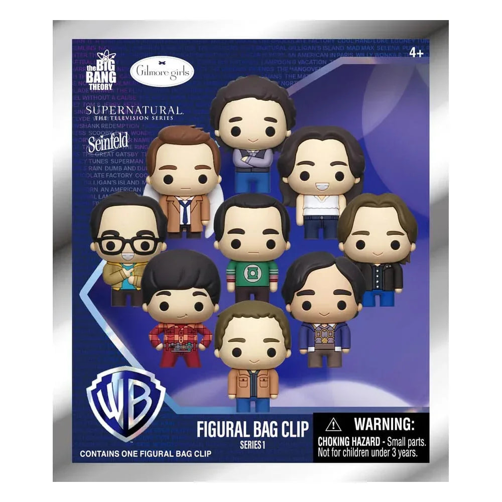 Warner Brothers TV 3D PVC Bag Clips Series 1 Display (24) Monogram Int.