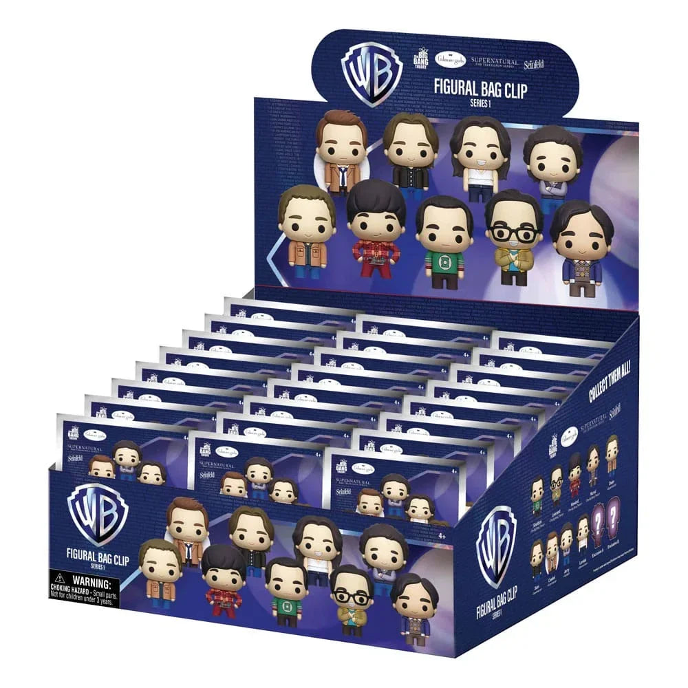 Warner Brothers TV 3D PVC Bag Clips Series 1 Display (24) Monogram Int.