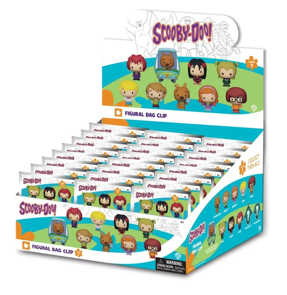 Scooby-Doo 3D PVC Bag Clips Series 2 Display (24) Monogram Int.