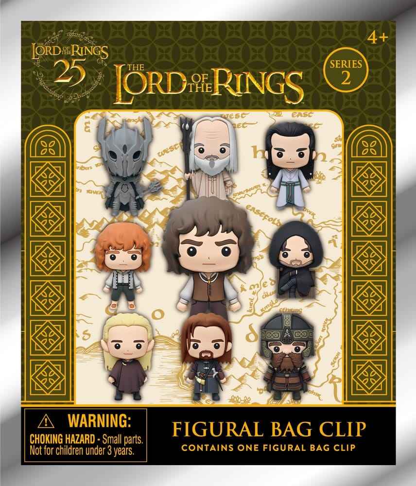 Lord of the Rings 3D-skumväskklämmor Serie 2 Display (24)