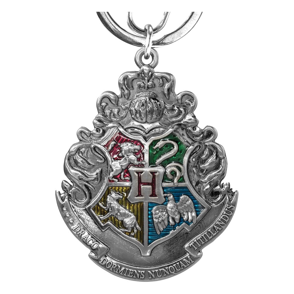 Harry Potter Pewter-Nyckelring Hogwart Crest Monogram Int.