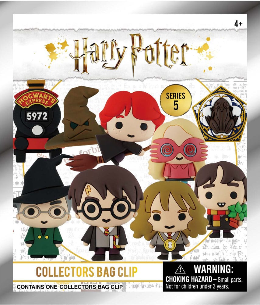 Harry Potter 3D PVC Bag Clips Series 5 Display (24) Monogram Int.