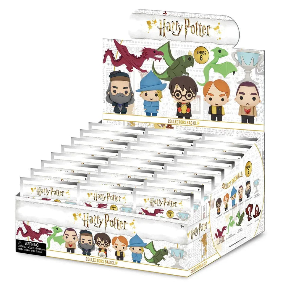 Harry Potter 3D PVC Bag Clips Serie 6 Display (24) Monogram Int.