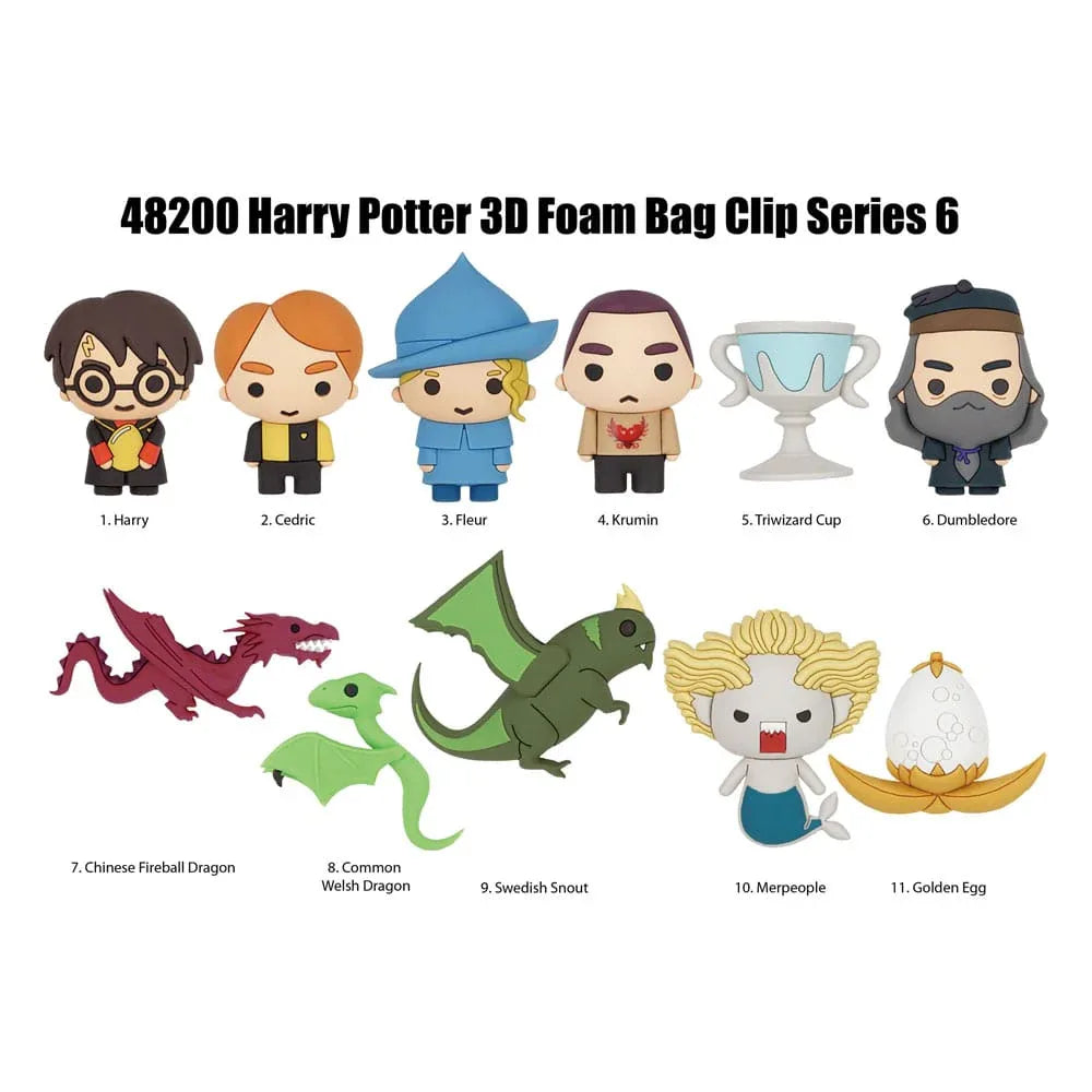 Harry Potter 3D PVC Bag Clips Serie 6 Display (24) Monogram Int.