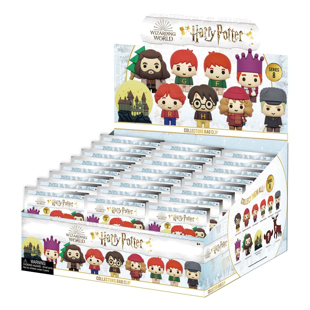 Harry Potter 3D PVC Bag Clips Series 8 Display (24) Monogram Int.