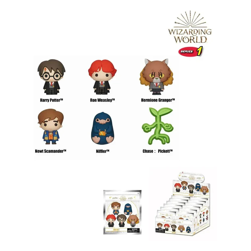 Wizarding World 3D Magnets Series 1 Display (12 pieces)