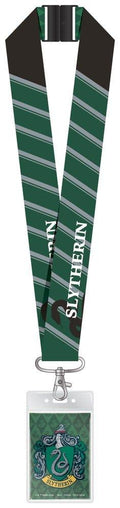 Harry Potter Deluxe Nyckelband med Kortfodral Slytherin Monogram Int.
