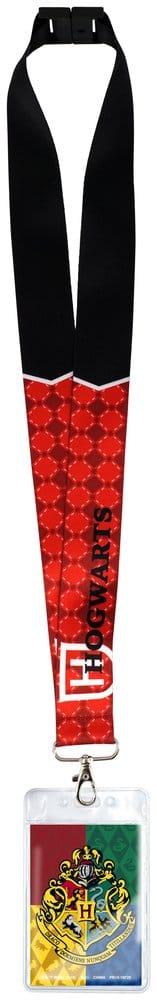 Harry Potter Deluxe Nyckelband med Kortfodral Hogwarts Emblem Monogram Int.