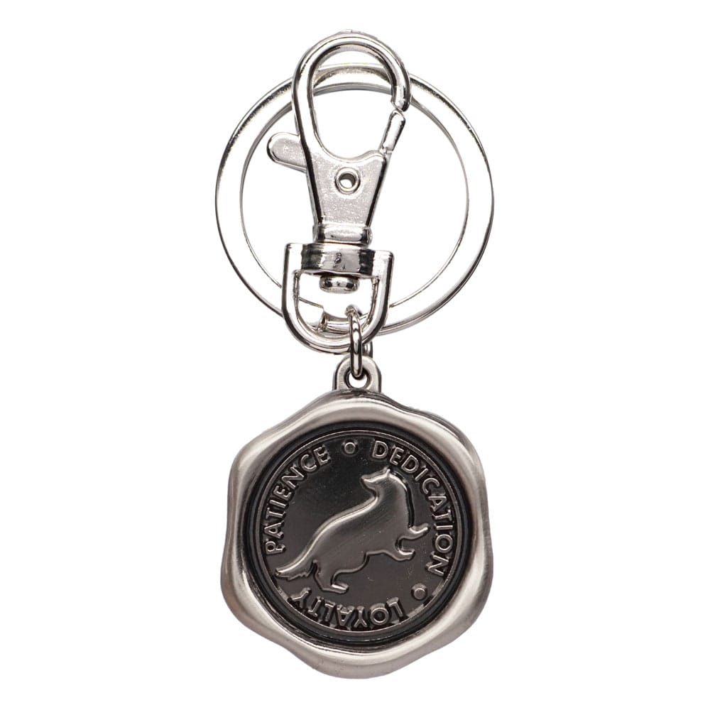 Harry Potter Pewter-Nyckelring Hufflepuff Monogram Int.