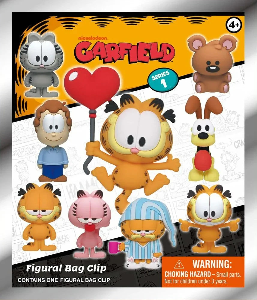 Garfield 3D Foam Bag Clips Serie 1 Display (24) Monogram Int.