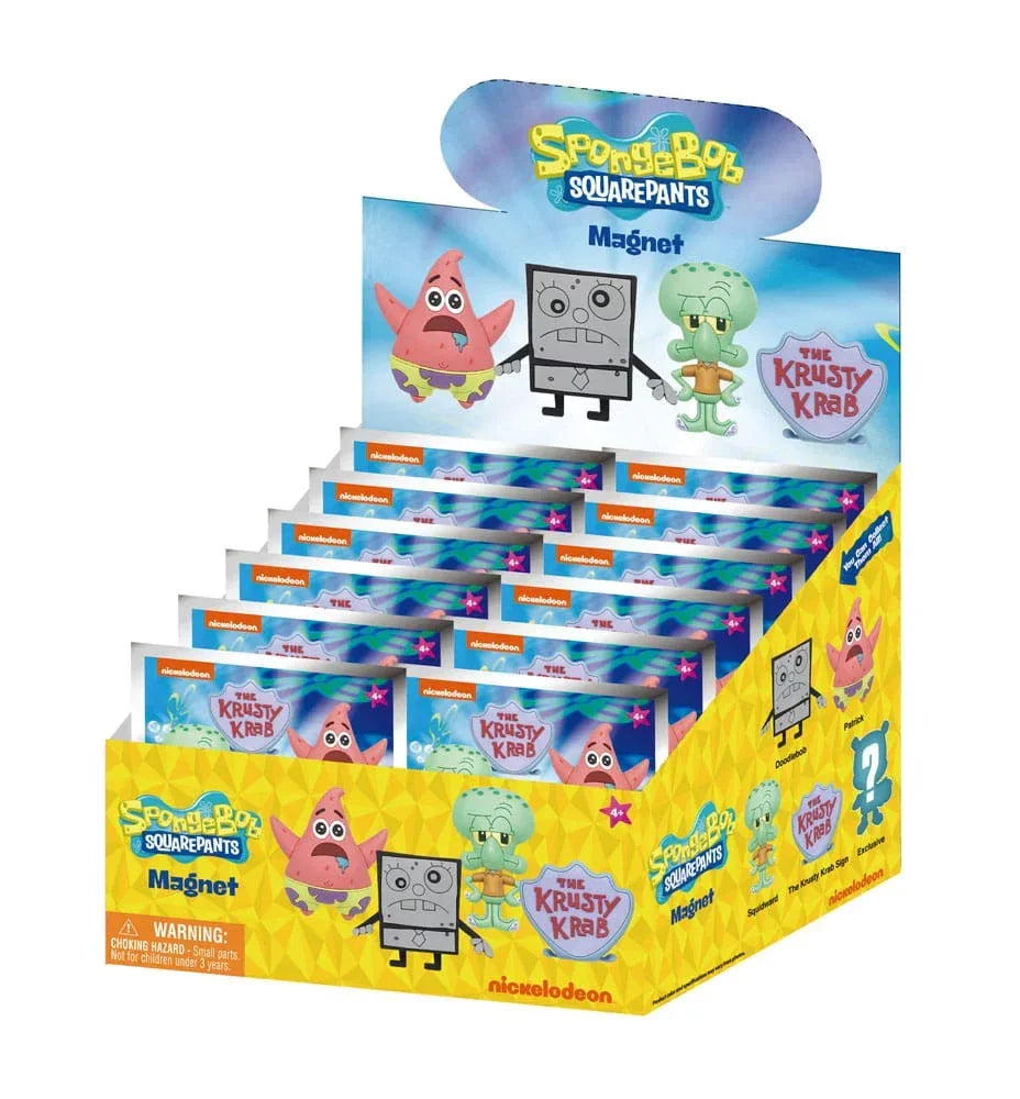 Svampbob 3D Magnets Serie 1 Display (12) Monogram Int.