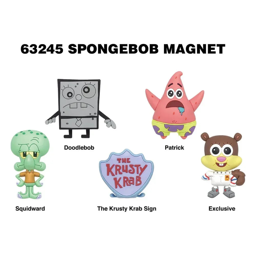 Svampbob 3D Magnets Serie 1 Display (12) Monogram Int.