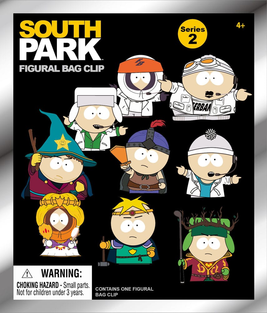 South Park 3D PVC Kasse Clips Serie 2 Display (24) Monogram Int.