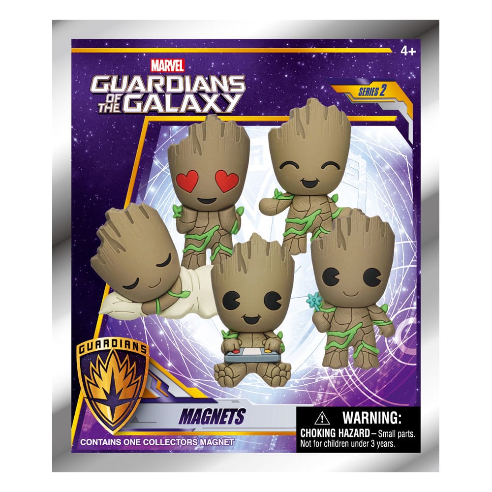 Guardian of the Galaxy 3D Magnets Groot Series 2 Display (12) Monogram Int.
