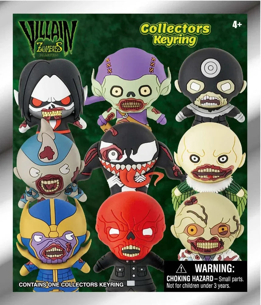 Marvel 3D PVC Bag Clips Series 1 Zombies Display (24) Monogram Int.