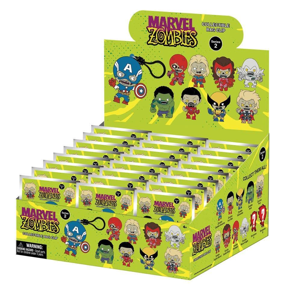 Marvel PVC Bag Clips Series 2 Zombies Display (24) Monogram Int.