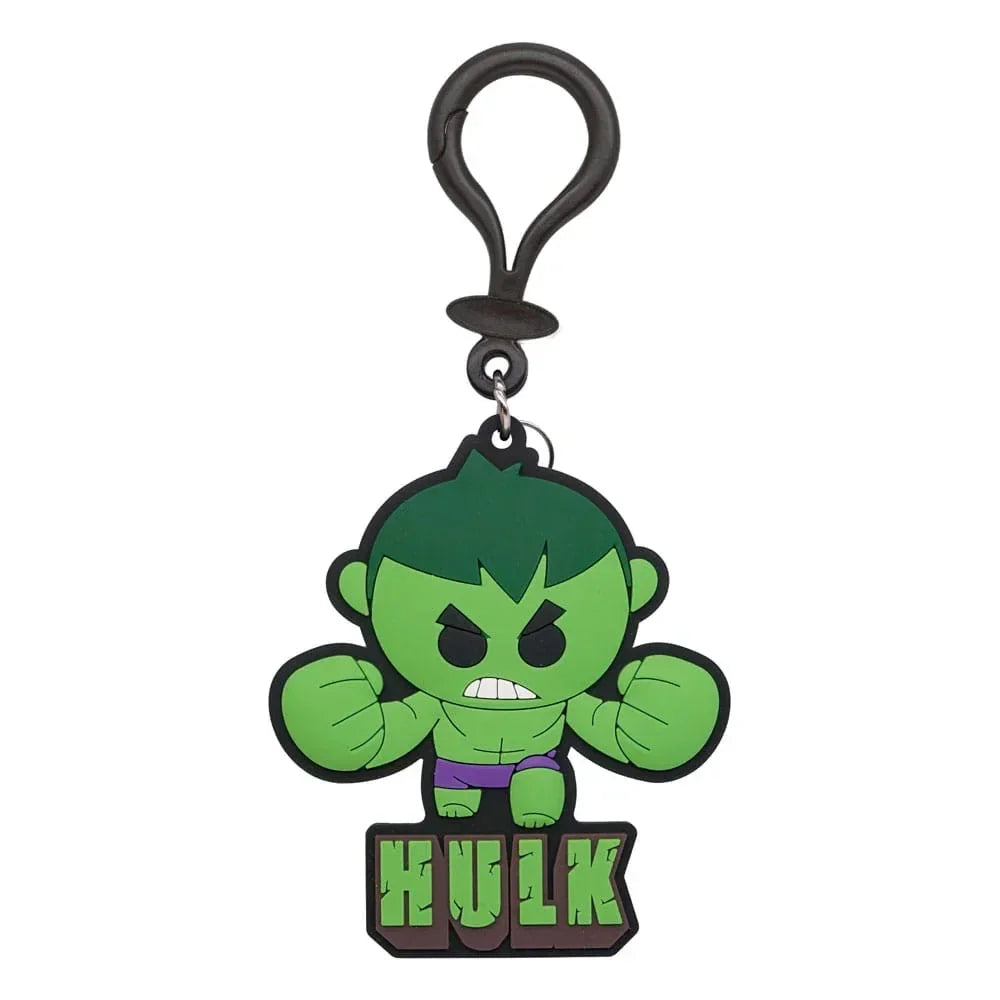 Marvel Soft Touch PVC Bag Clip Hulk Monogram Int.