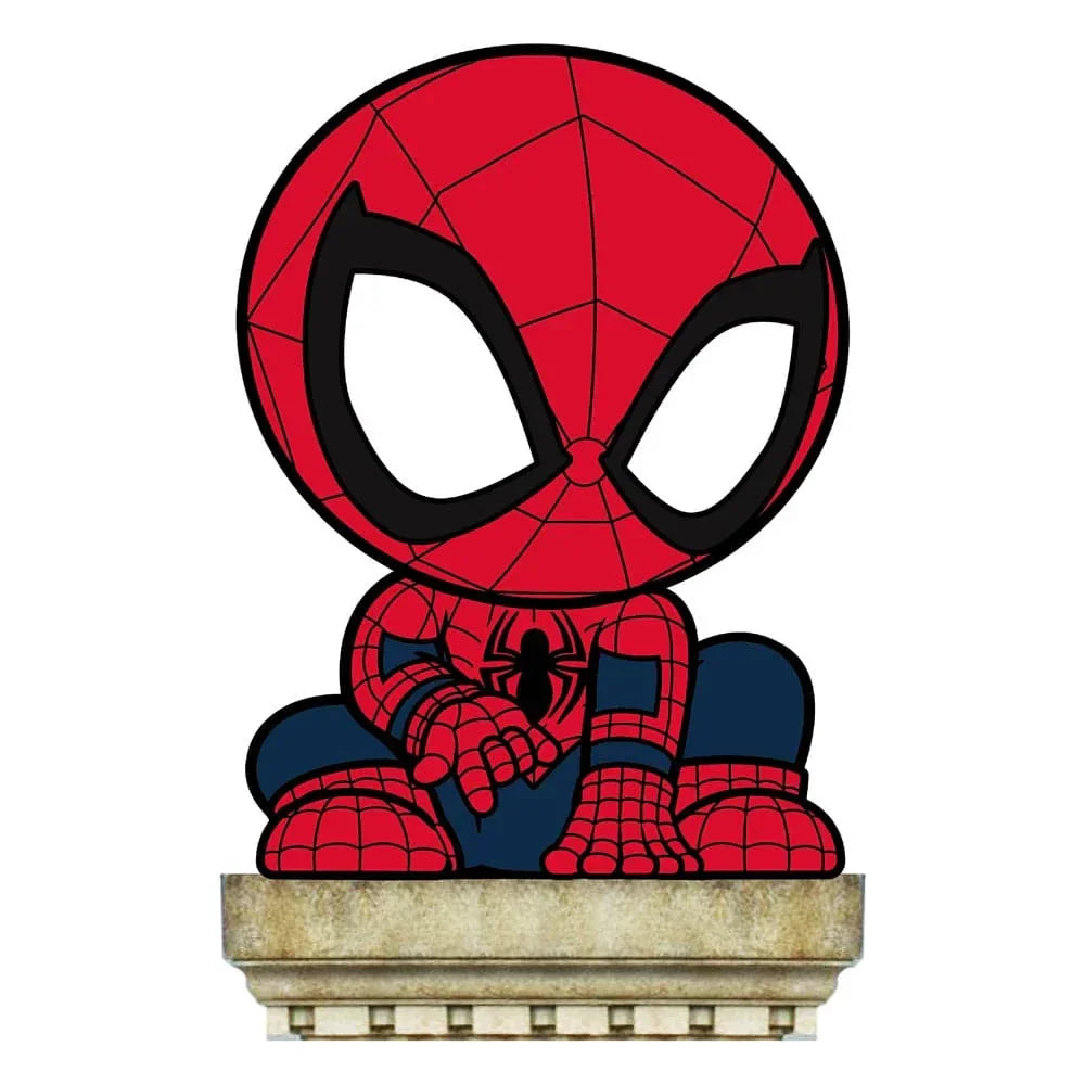 Spider-Man Crouching Coin Bank - Officiellt Licensierad PVC Monogram Int.