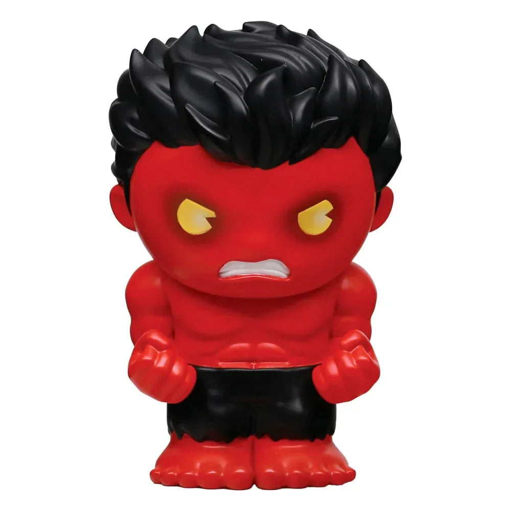 Marvel Coin Bank Red Hulk – Officiell PVC Spara-Bank Monogram Int.