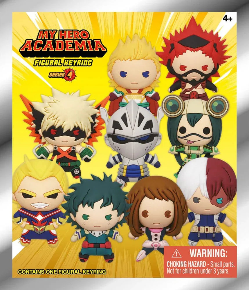 My Hero Academia 3D PVC Bag Clips Series 4 Display (24) Monogram Int.