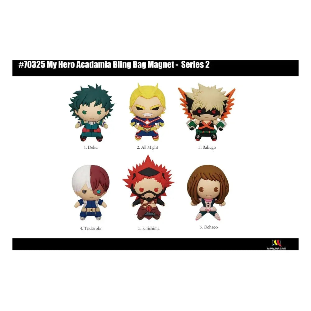 My Hero Academia 3D Magnets Series 2 Display (12) Monogram Int.