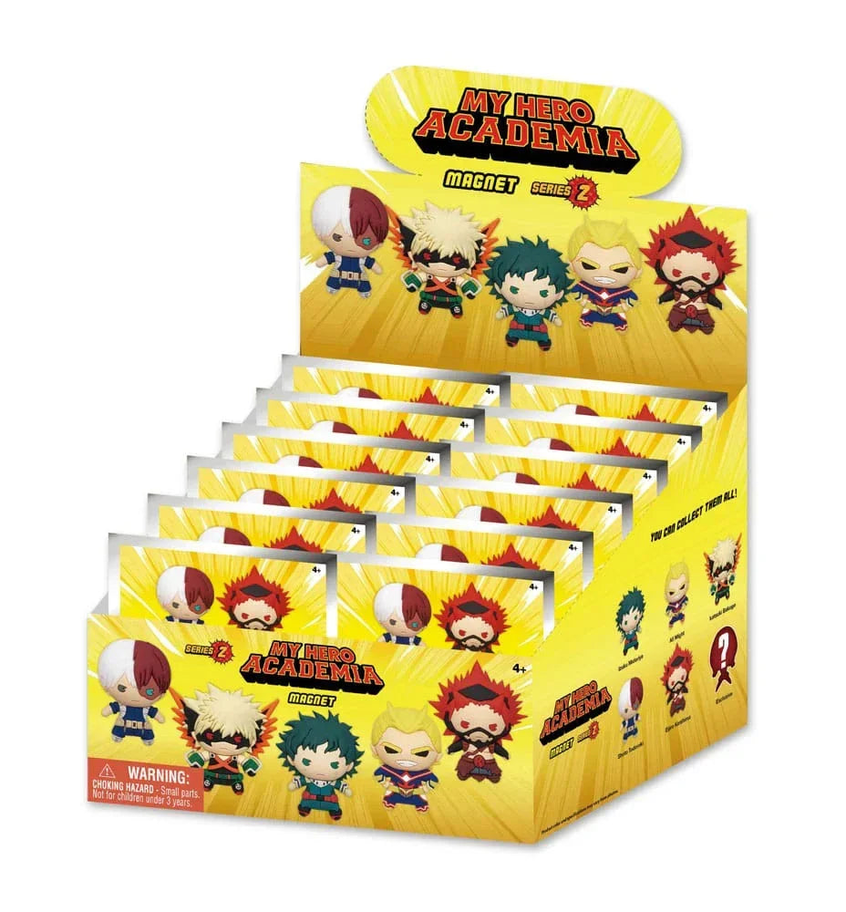 My Hero Academia 3D Magnets Series 2 Display (12) Monogram Int.