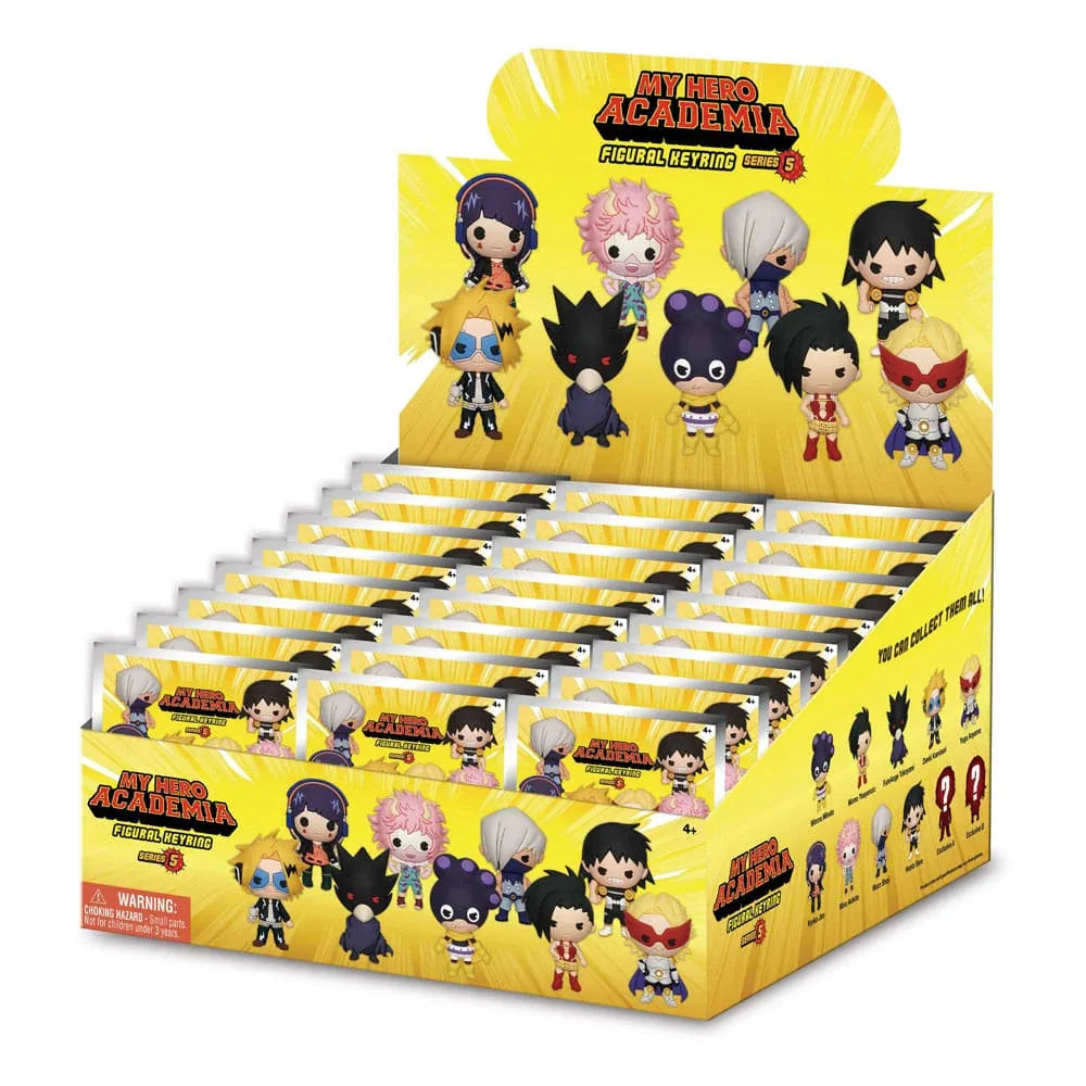 My Hero Academia 3D Foam Bag Clips Serie 5 Display (24) Monogram Int.