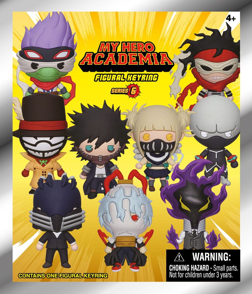My Hero Academia 3D Foam Bag Clips Series 6 Display (24) Monogram Int.
