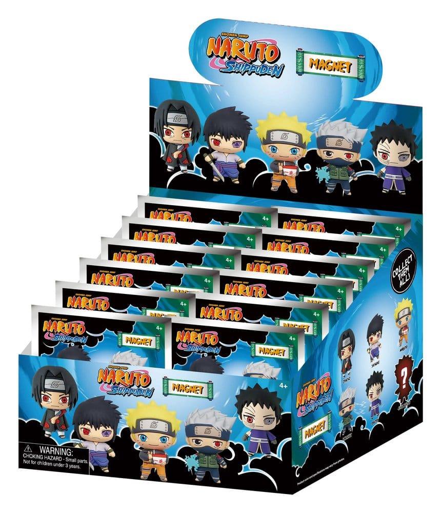 Naruto Magnets blind pack Display (12) Monogram Int.