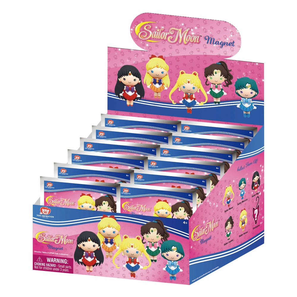 Sailor Moon Magnets Blind Pack Series 1 Display (12) Monogram Int.
