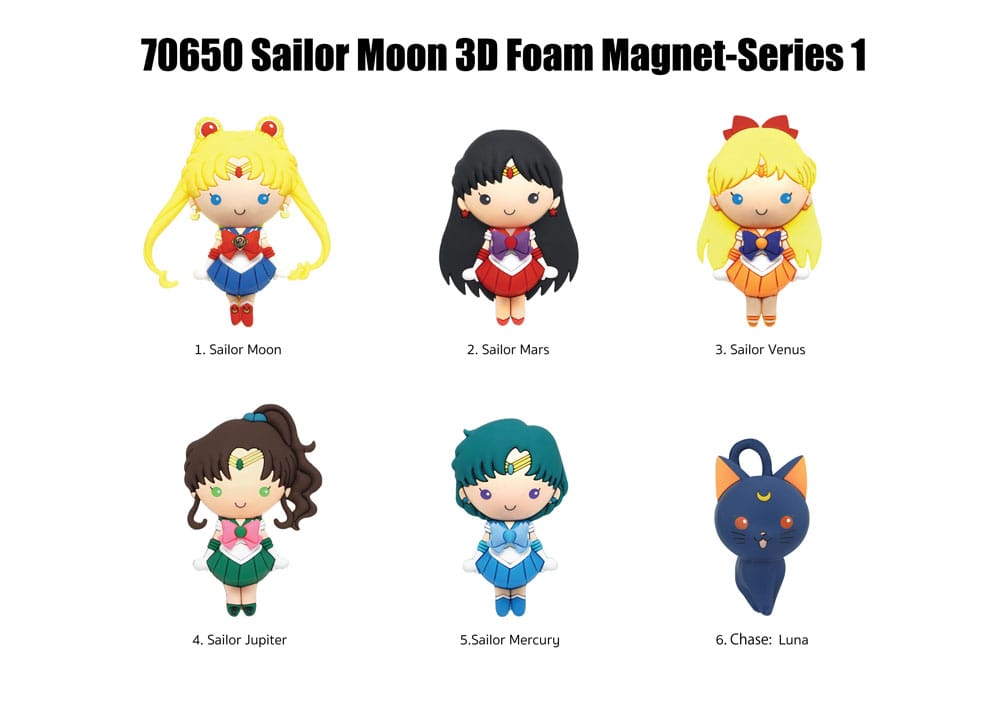 Sailor Moon Magnets Blind Pack Series 1 Display (12) Monogram Int.