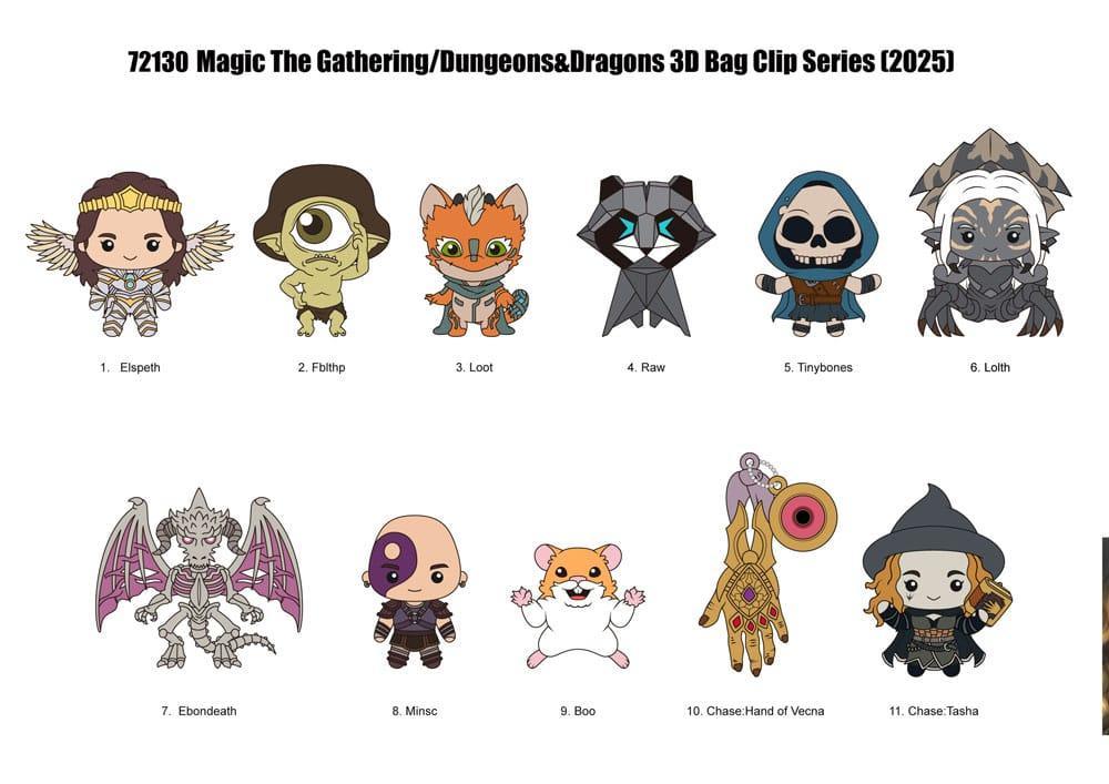 Magic the Gathering 3D PVC Bag Clips Series 1 Display (24) Monogram Int.