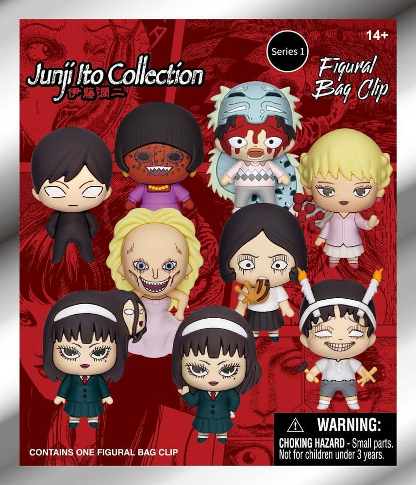 Junji Ito Collection PVC Bag Clips Serie 1 Display (24) Monogram Int.