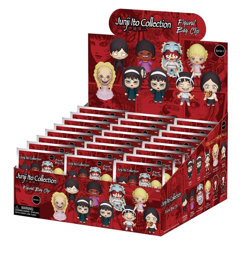 Junji Ito Collection PVC Bag Clips Serie 1 Display (24) Monogram Int.