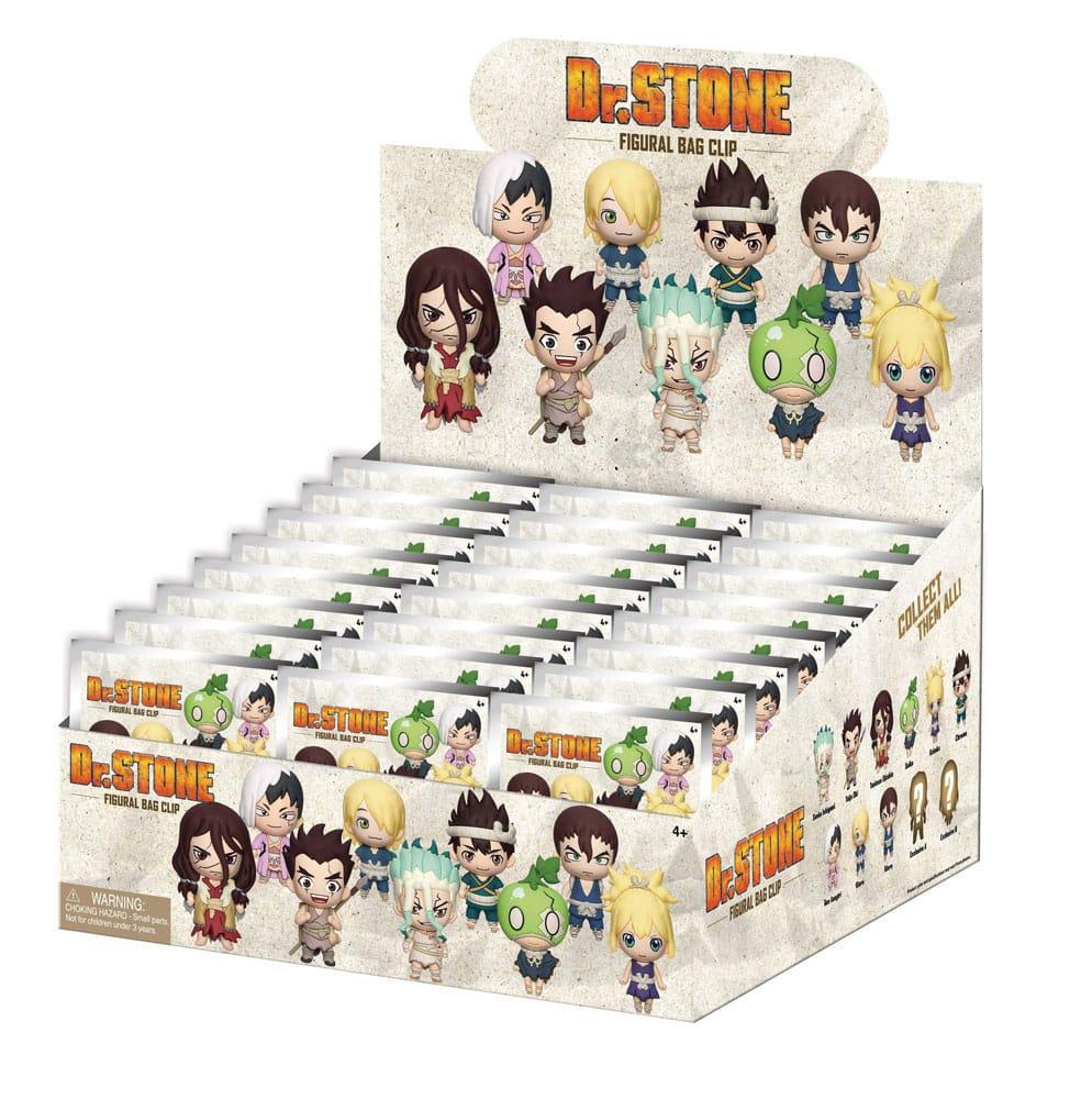 Dr. Stone 3D PVC Bag Clips Series 1 Display (24) Monogram Int.