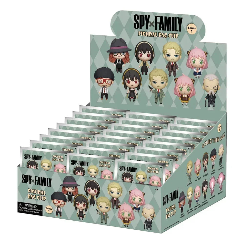 Spy x Family 3D Foam Bag Clips Series 1 Display (24) Monogram Int.