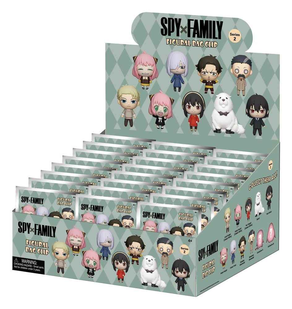 Spy x Family 3D Skumklämmor Serie 2 Display (24)