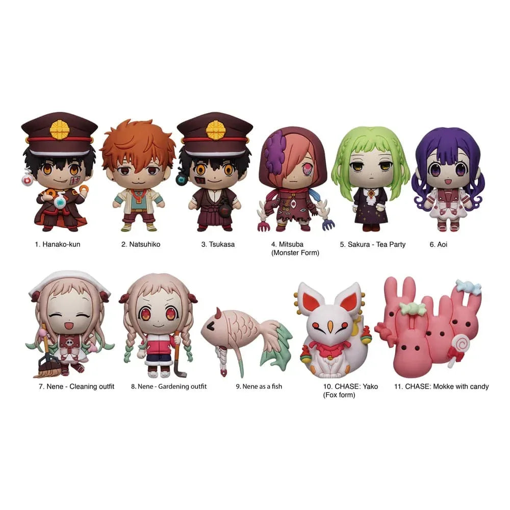 Toilet-Bound Hanako-kun 3D PVC Bag Clips Series 2 (Display av 24) Monogram Int.