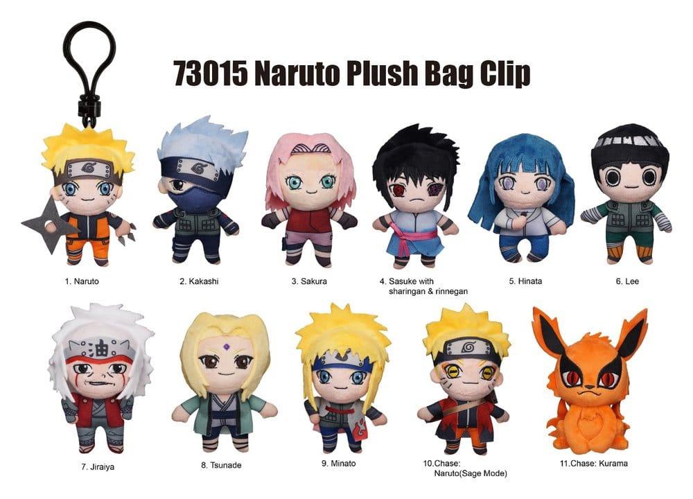 Naruto gosedjur Bag Clips Display (24) Monogram Int.