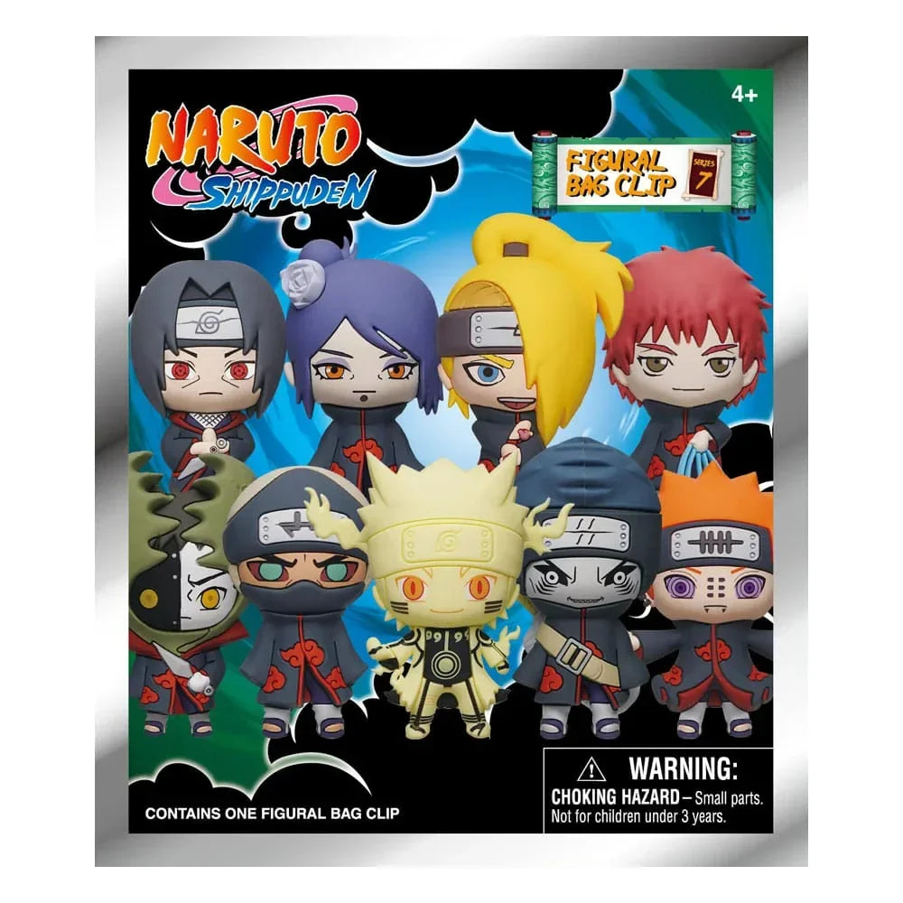 Naruto 3D Foam Bag Clips Series 7 Display (24) Monogram Int.