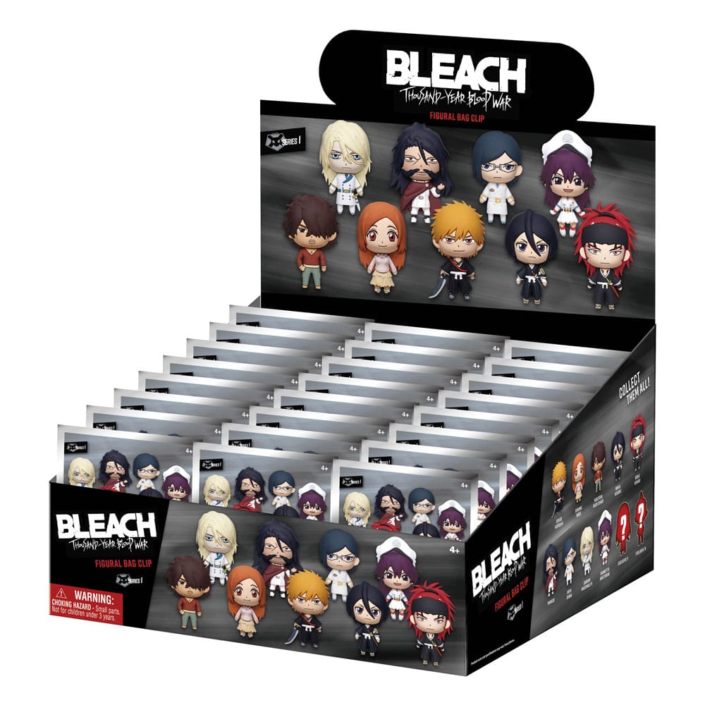 Bleach Thousand-Year Blood War 3D Foam Bag Clips Series 1 Display (24) Monogram Int.