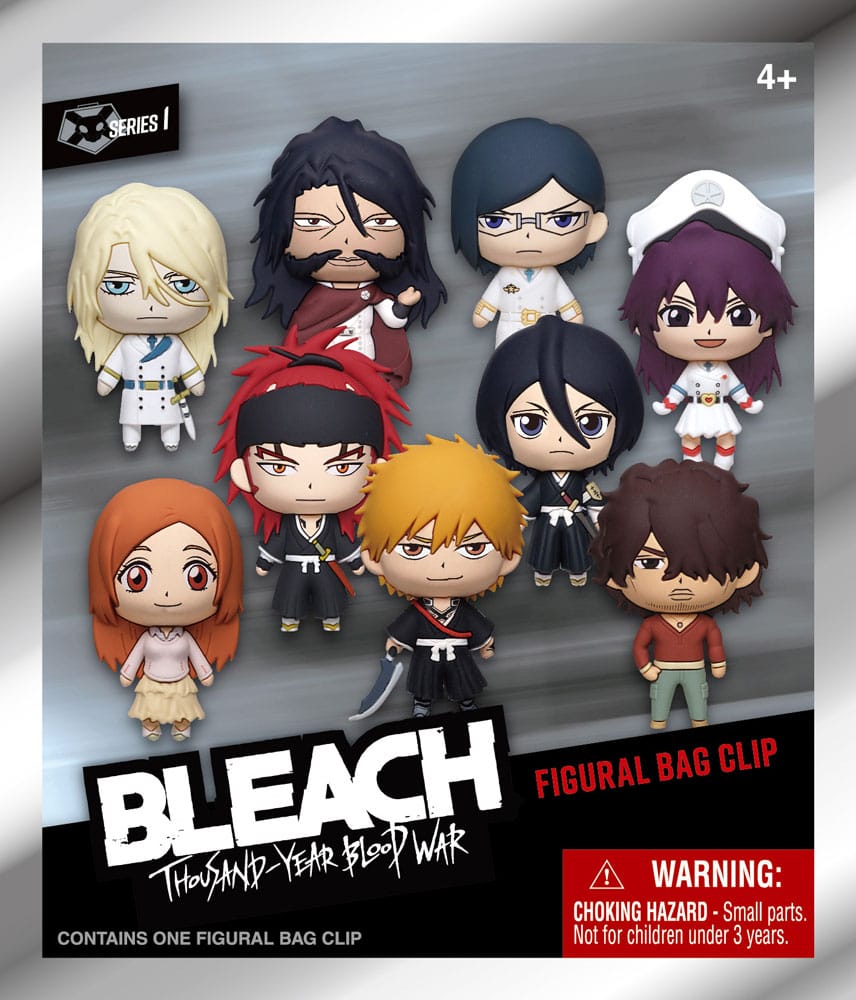Bleach Thousand-Year Blood War 3D Foam Bag Clips Series 1 Display (24) Monogram Int.