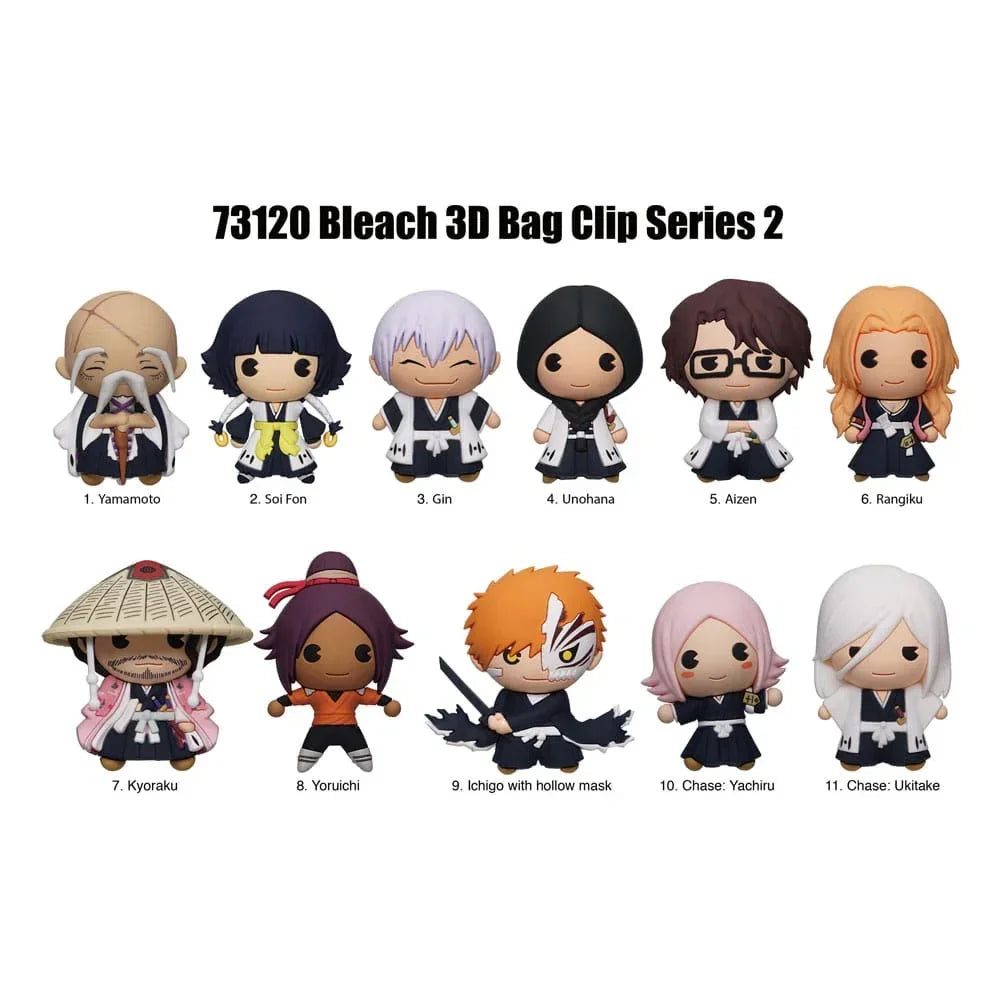 Bleach 3D PVC Bag Clips Series 2 Display (24) Monogram Int.